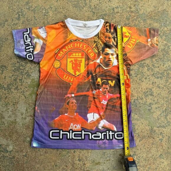 Javier Chicharito Manchester United AOP Soccer Jersey - Picture 1 of 5